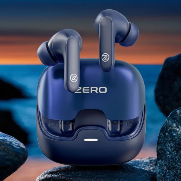 Zero® Wave Earbuds | Ultra Bluetooth V5.3, ENC Noise Reduction, 42 Hours Playtime | IPX-5 Water resistant, Touch Control, High Quality, Best Earbuds for Men and Women, iPhone & Android users