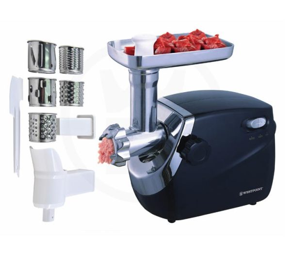 WF-3050 - Meat Mincer with Vegetable Cutter - Silver