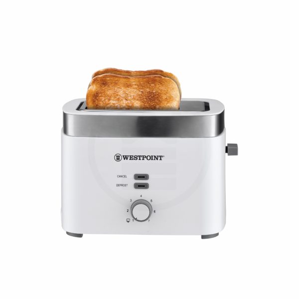 Westpoint WF-2583 - 2 Slice Pop-Up Toaster with Steel Cover