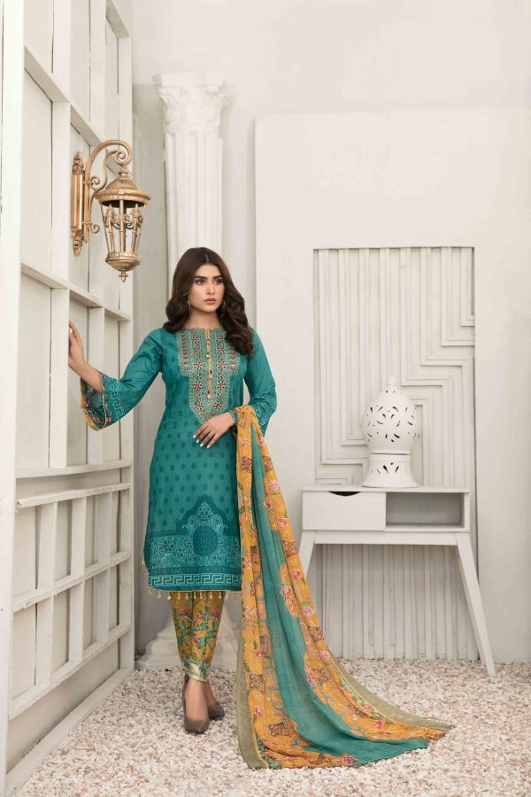 Tawakkal Esfir Embroidered Digital Print Lawn Collection - D-1598