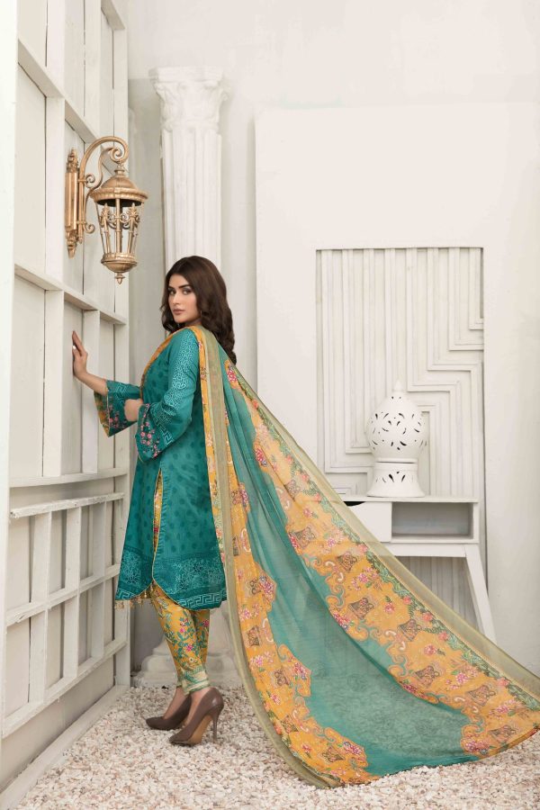 Tawakkal Esfir Embroidered Digital Print Lawn Collection - D-1598 - Image 2