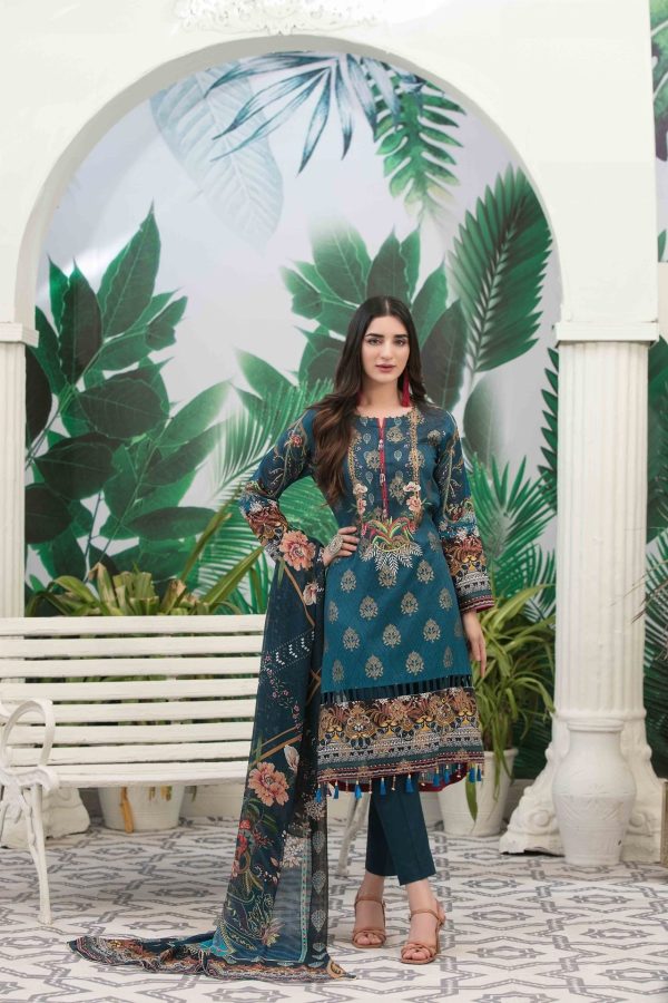 TAWAKKAL Ufara Lawn Banarsi Collection – D-5927