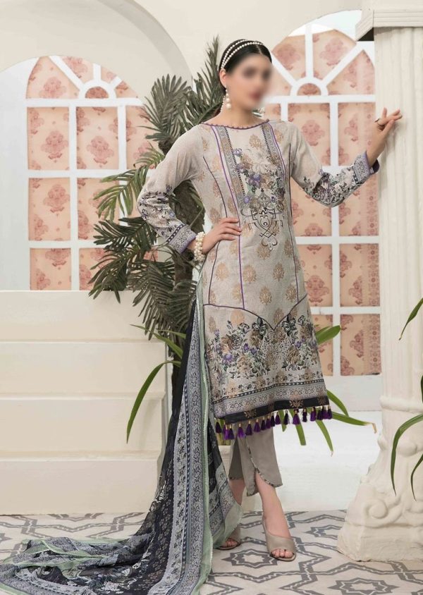 TAWAKKAL Ufara Lawn Banarsi Collection – D-5931