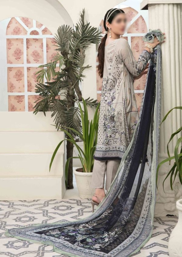 TAWAKKAL Ufara Lawn Banarsi Collection – D-5931 - Image 2