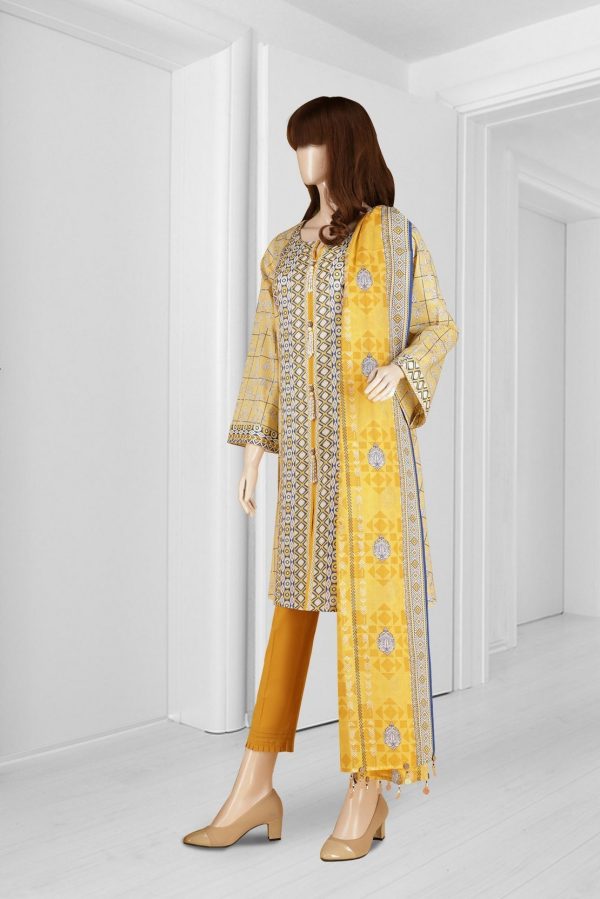 Saya Printed Lawn 3 Piece UM-2108-2B - Image 3