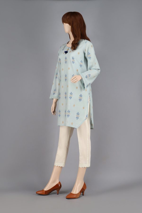 Saya Jacquard Cotton Shirt 1 Pcs Roshni - Image 3