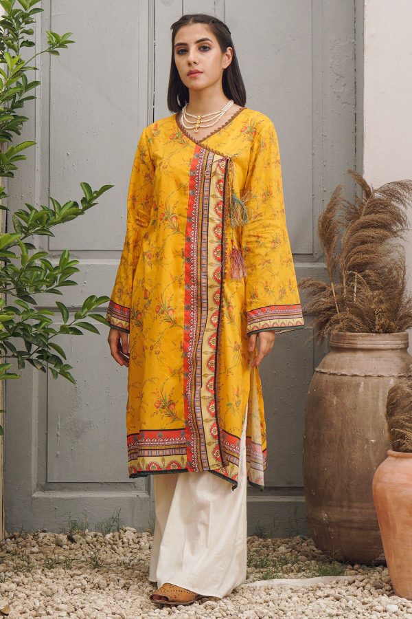 MOTIFZ DIGITAL PRINTED LAWN UNSTITCHED RETRO-FLORAL 2981