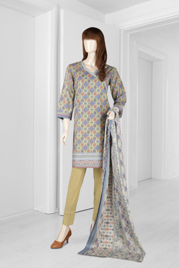 Printed Lawn 2 Piece (Kameez Dupatta) UM-2108-18A