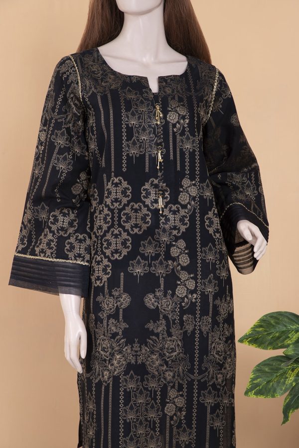 Saya Jacquard Cotton Shirt 1 Pcs Roshni - Image 3