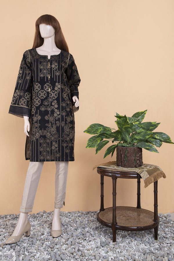 Saya Jacquard Cotton Shirt 1 Pcs Roshni