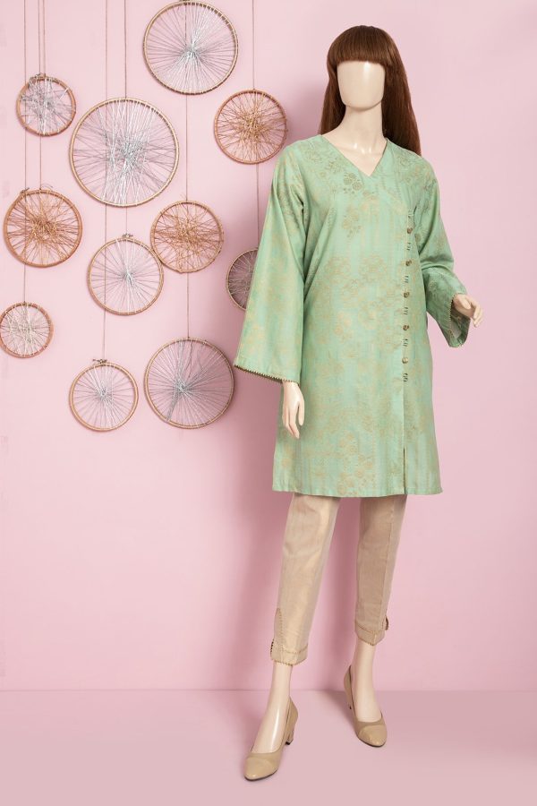 Saya Jacquard Cotton Shirt 1 Pcs Roshni