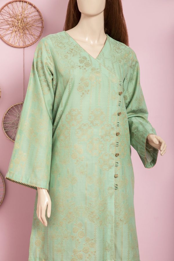 Saya Jacquard Cotton Shirt 1 Pcs Roshni - Image 2