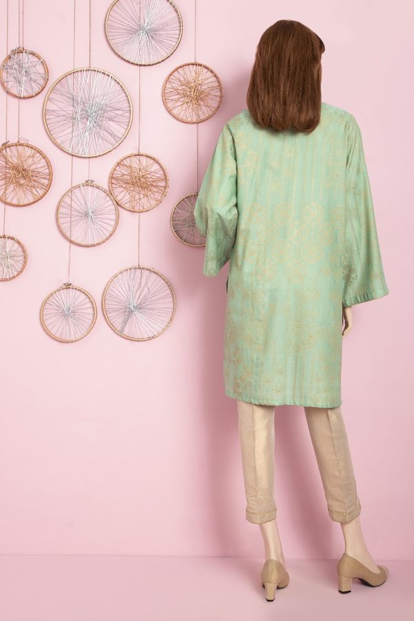 Saya Jacquard Cotton Shirt 1 Pcs Roshni - Image 3