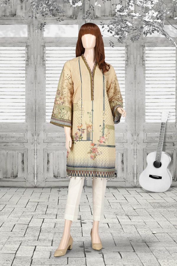 Saya Printed Lawn Unstitched Shirt 1 Piece UO-2106-5C