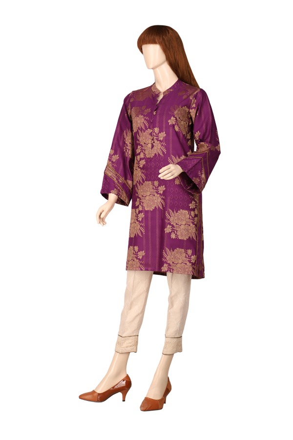 Saya Jacquard Cotton Shirt 1 Pcs Roshni - Image 3