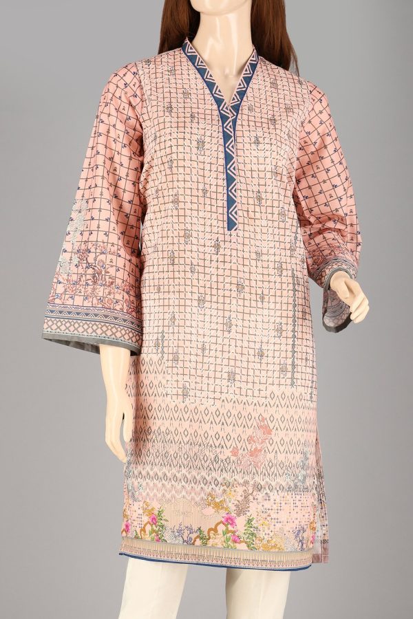 Saya Printed Lawn Unstitched Shirt 1 Piece UP-2112-3A - Image 2