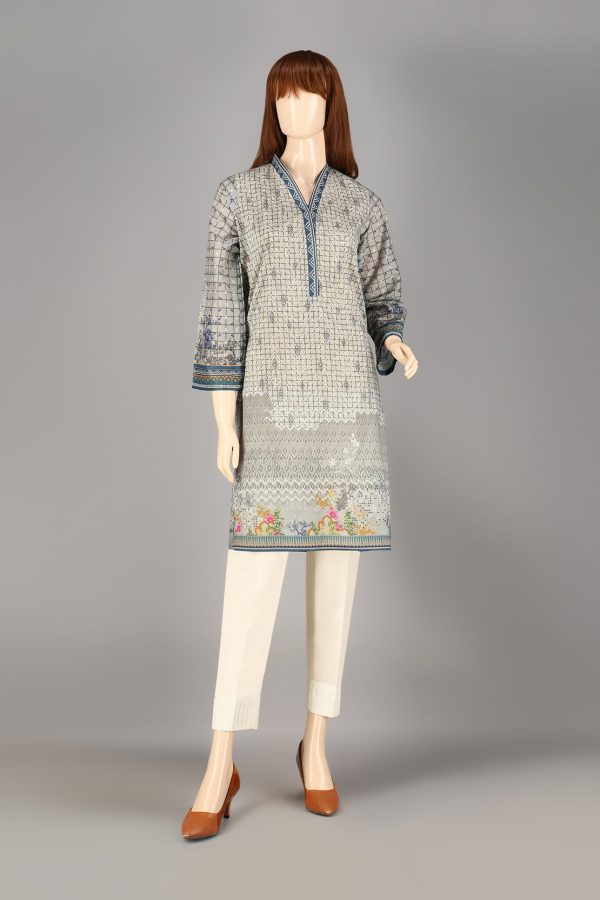 Saya Printed Lawn Unstitched Shirt 1 Piece UG-2112-3C