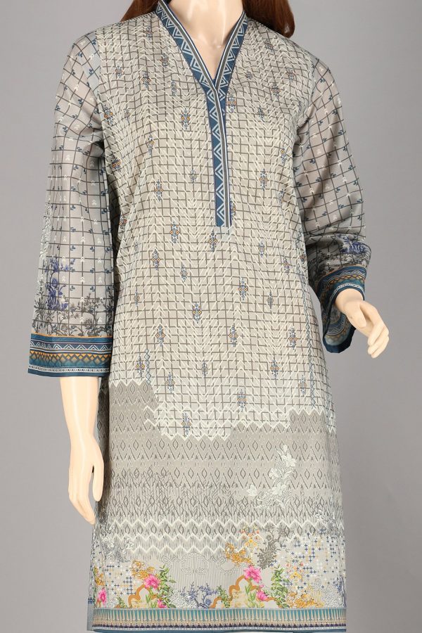 Saya Printed Lawn Unstitched Shirt 1 Piece UG-2112-3C - Image 3