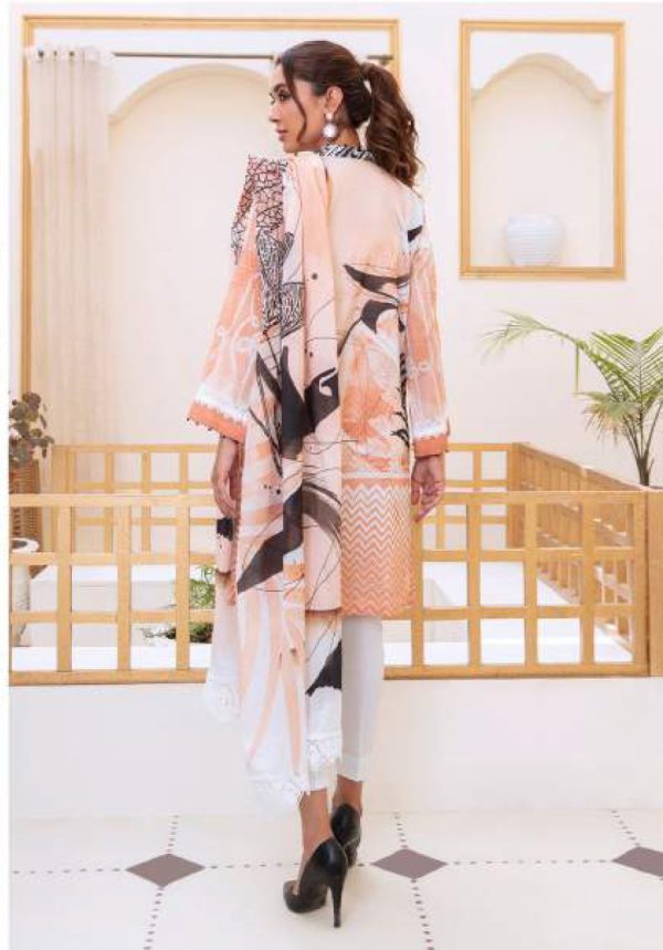 Sapphire Voil Dupatta 3 Piece Digital Printed Lawn Sparta - Image 2