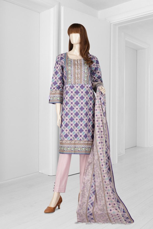 Saya Printed Lawn Unstitched Shirt 1 Piece UP-2108-18B