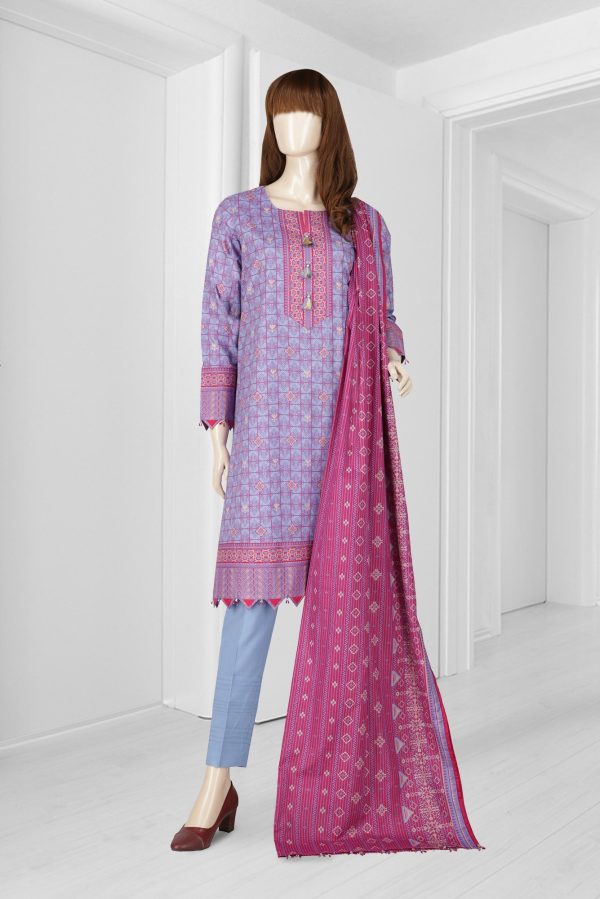 Saya Printed Lawn 2 Piece (Kameez Dupatta) UP-2108-21C