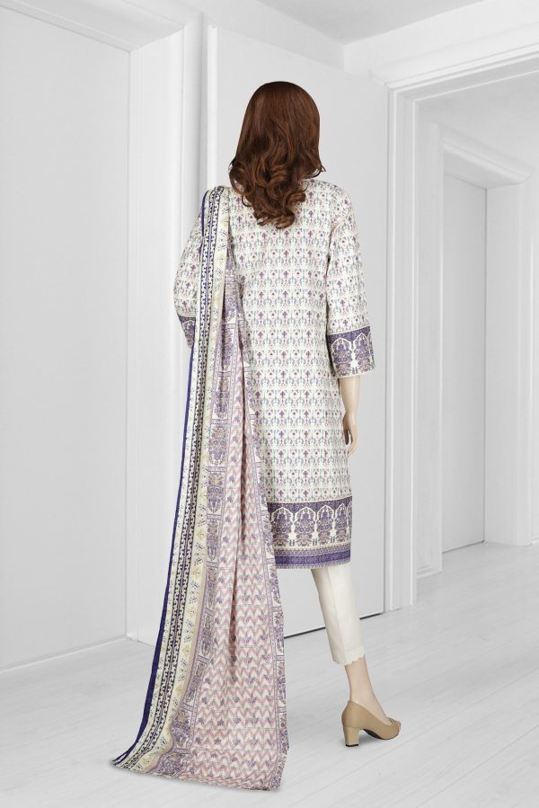 Saya Printed Lawn 2 Piece (Kameez Dupatta) UP-2108-20B - Image 2