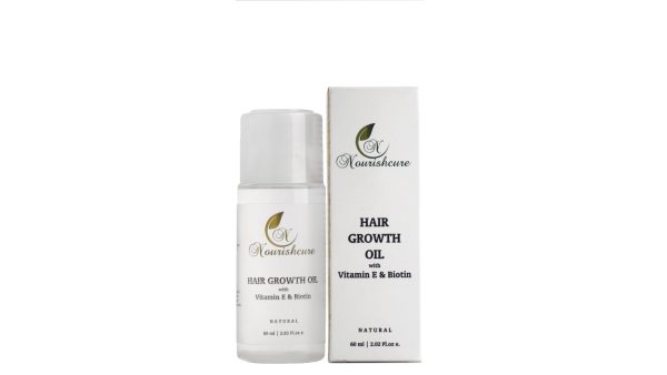 Nourishcure Hair Growth Oil with Vitamin E & Biotin