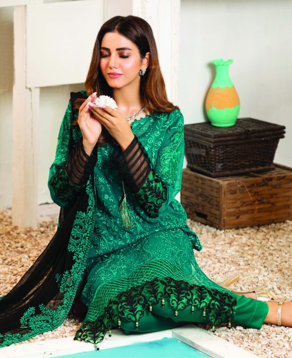 Bin Hameed Embroidered Chiffon Luxury Collection D#5