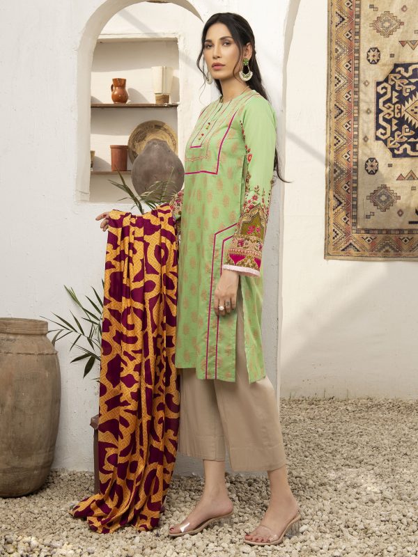 Limelight PRINTED LAWN 2PC SUIT U1574 - Image 2