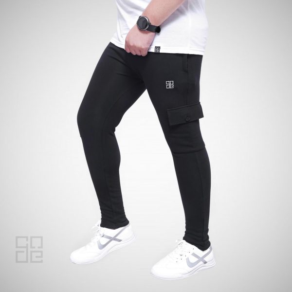 Winter Cargo Trouser for Men- Black