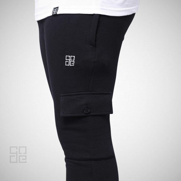 Winter Cargo Trouser for Men- Black - Image 4