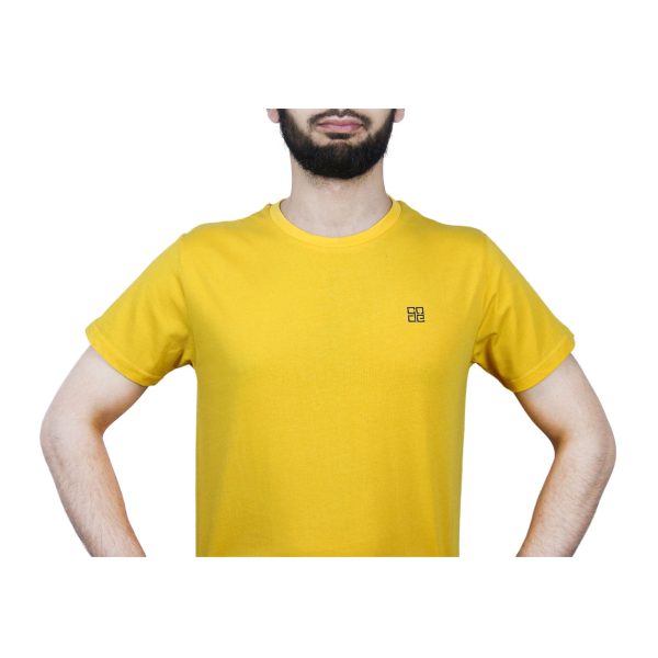 Brocode Plain Yellow T-Shirt - Image 3