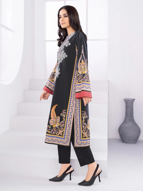 Lime Light 2 Piece Printed Winter Cotton Suit U2100 - Image 2