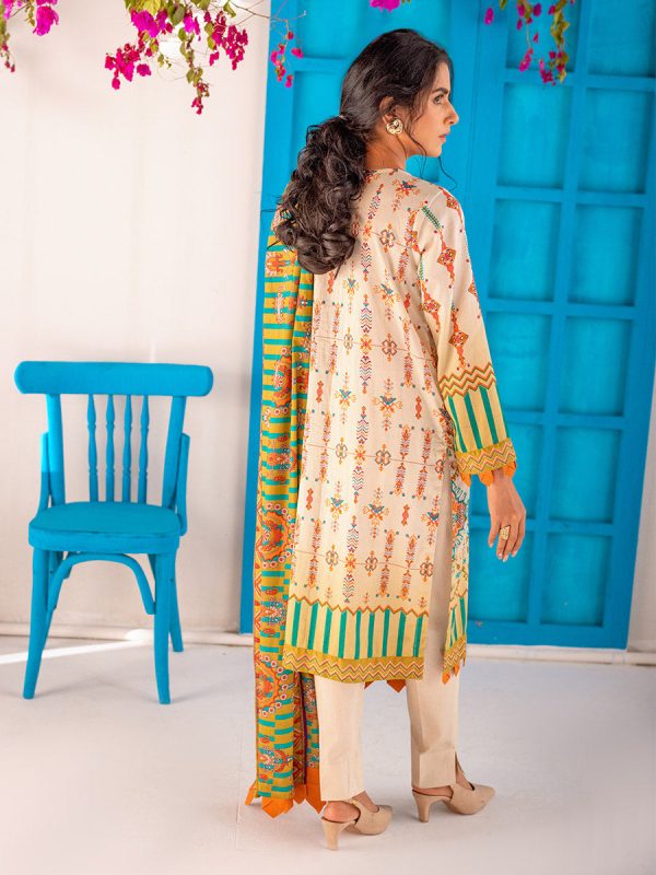 Salitex 3 Piece Unstitched - Printed Lawn Suit -Zeva (IP-00140AUT) - Image 3