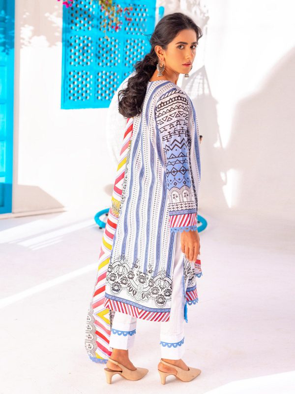 Salitex 3 Piece Unstitched - Printed Lawn Suit -Zeva (IP-00138AUT) - Image 3