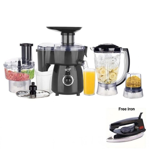 Bingo FOOD PROCESSOR (Unbreakable) Black