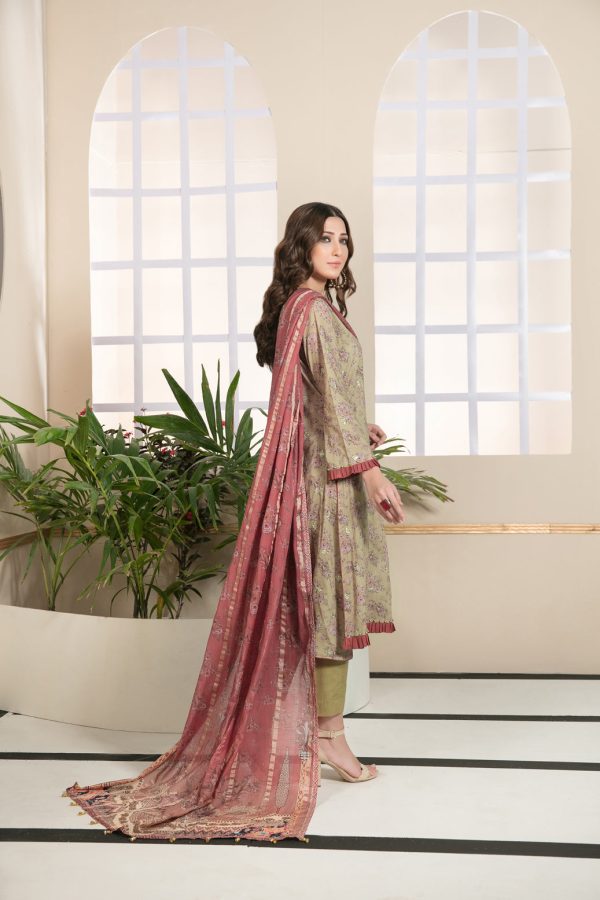 Tawakkal Farzin Lawn Collection 2022 – D-7072 - Image 2