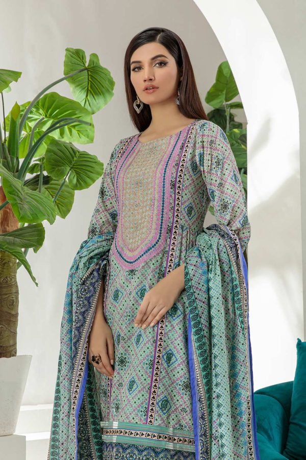 Bonanza Satrangi PASTEL - 3 Piece (SSO223P46) - Image 2