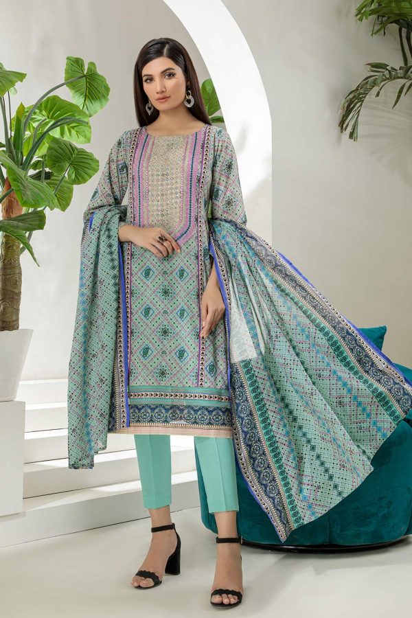 Bonanza Satrangi PASTEL - 3 Piece (SSO223P46) - Image 4