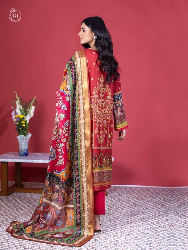 Gull Jee Amaya 3 Piece UNSTITCHED (SHIRT TROUSER & DUPATTA) GAM2209A2 - Image 3