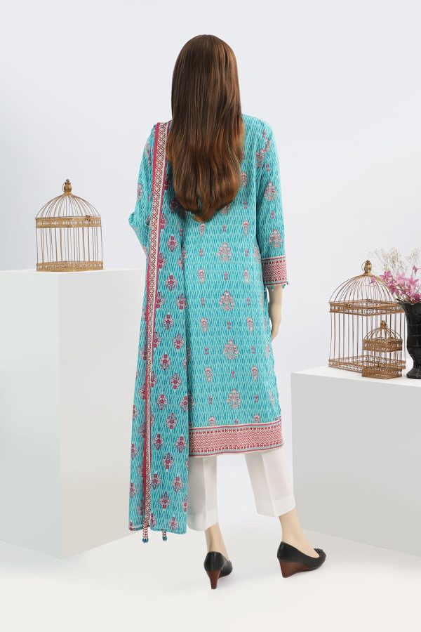 Saya Printed Lawn 2 Piece (Shirt/Dupatta) U06-2229-18B - Image 2