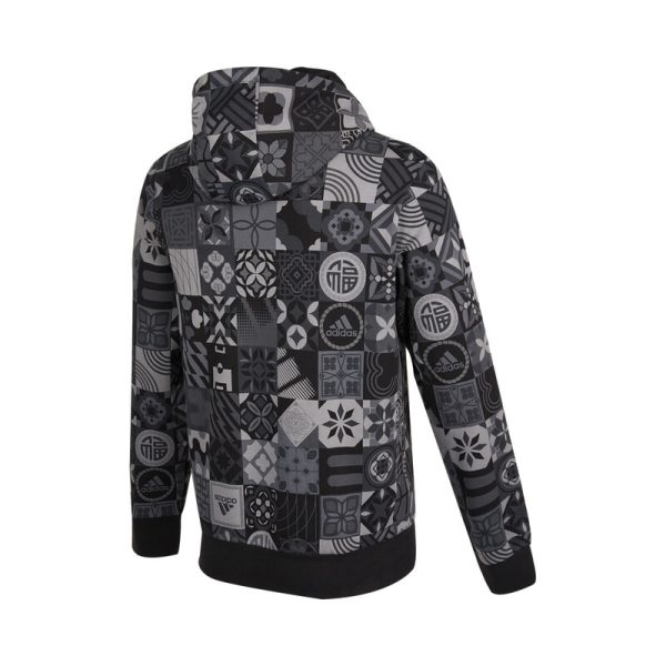 Adidas CNY AOP HOOD Men's Pullover Hoodies Sportswear - Image 2