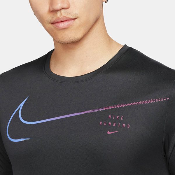 NIKE AS M NK DF UV RUN DVN MILER GX Men's T-shirts short sleeve Sportswear - Image 3