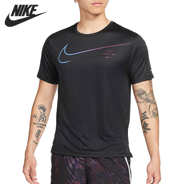 NIKE AS M NK DF UV RUN DVN MILER GX Men's T-shirts short sleeve Sportswear