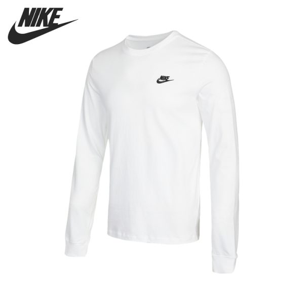 Original New Arrival NIKE AS M NSW CLUB TEE - LS Men's T-shirts Long sleeve Sportswear