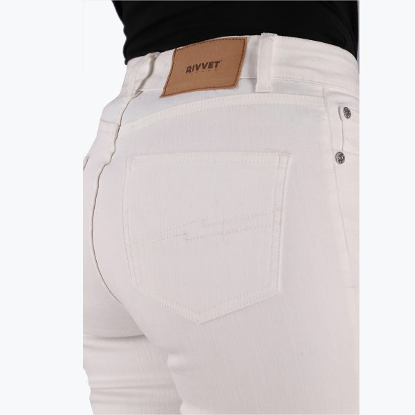 Rivvet Iris Skinny High Rise Organic White Free Fit - Image 6