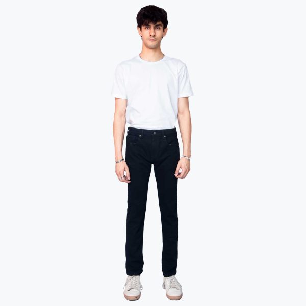 Rivvet Noah Skinny Fit Jet Black Jeans - Image 2