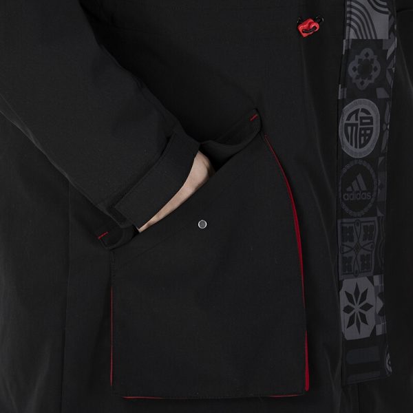 Adidas CNY LONG JKT Women's Jacket Hooded Sportswear - Image 4