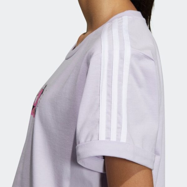 Adidas NEO W WD TEE Women's T-shirts short sleeve Sportswear - Image 4