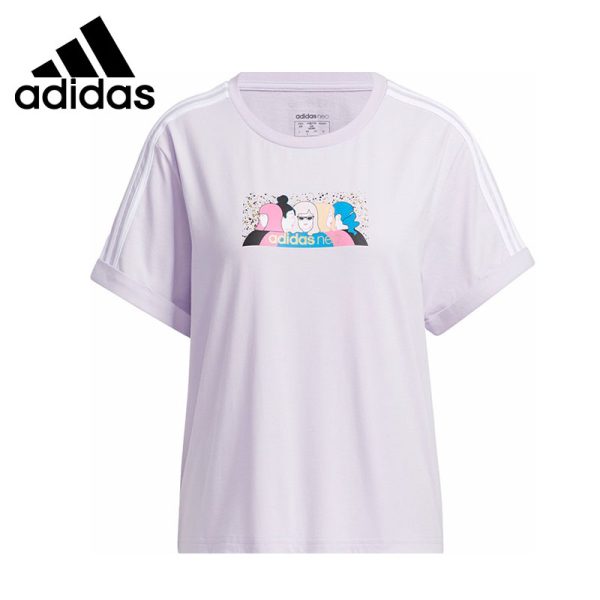 Adidas NEO W WD TEE Women's T-shirts short sleeve Sportswear